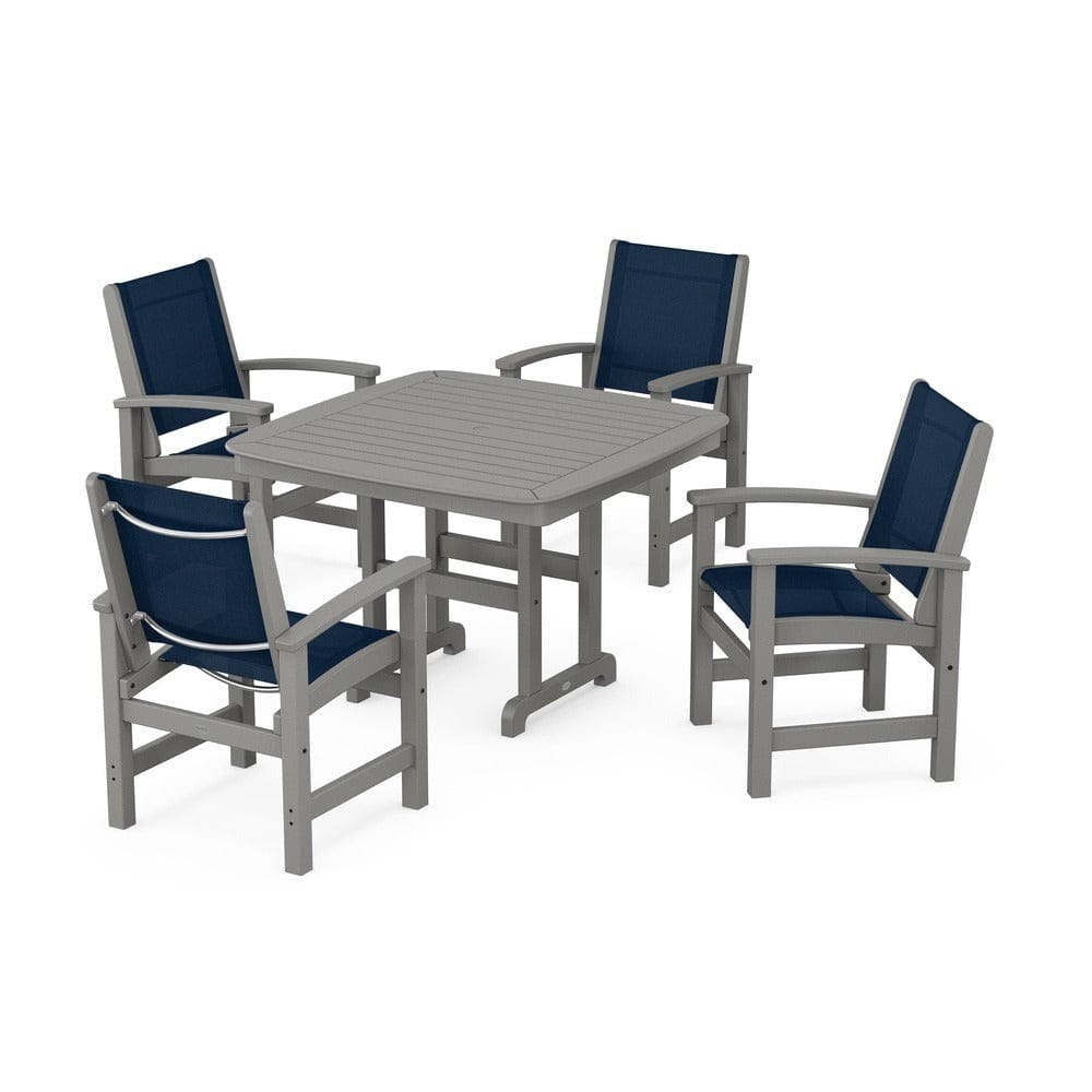 POLYWOOD® - Coastal 5-Piece Dining Set - PWS914