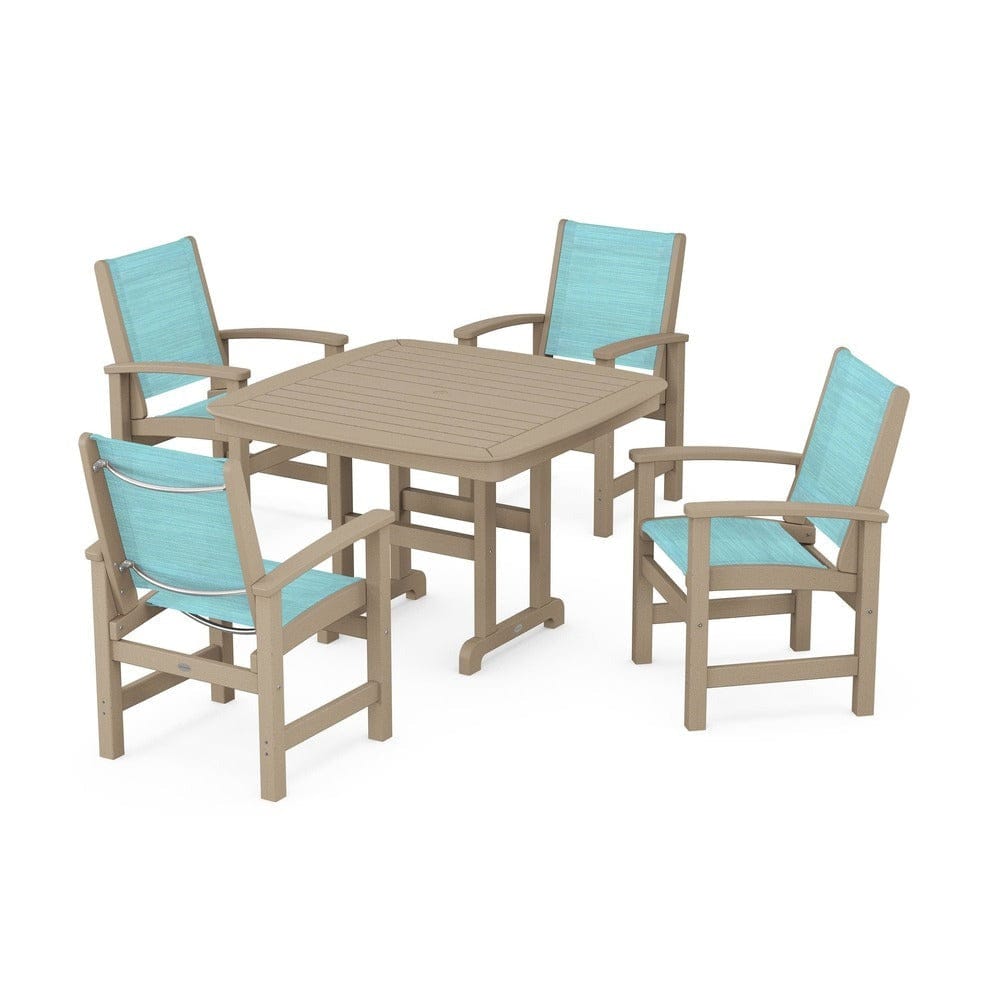 POLYWOOD® - Coastal 5-Piece Dining Set - PWS914