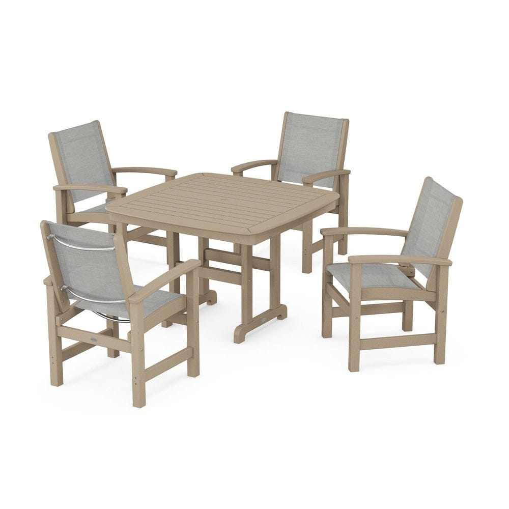 POLYWOOD® - Coastal 5-Piece Dining Set - PWS914