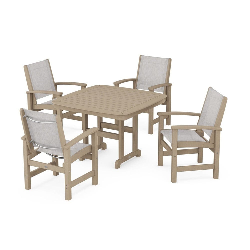 POLYWOOD® - Coastal 5-Piece Dining Set - PWS914