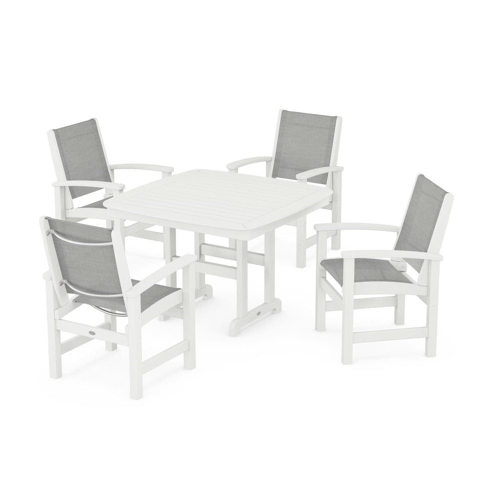 POLYWOOD® - Coastal 5-Piece Dining Set - PWS914 Outdoor Furniture POLYWOOD®