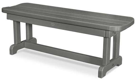 POLYWOOD® Park 48" Backless Bench - PBB48 Benches POLYWOOD®