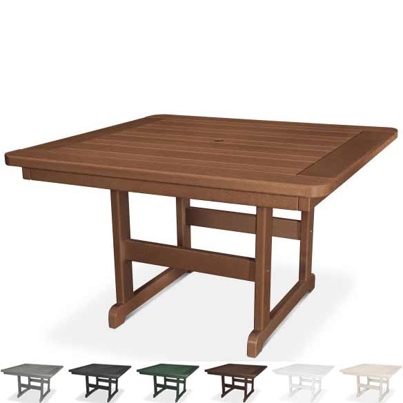 POLYWOOD® Park 48&quot; Square Table - PST48