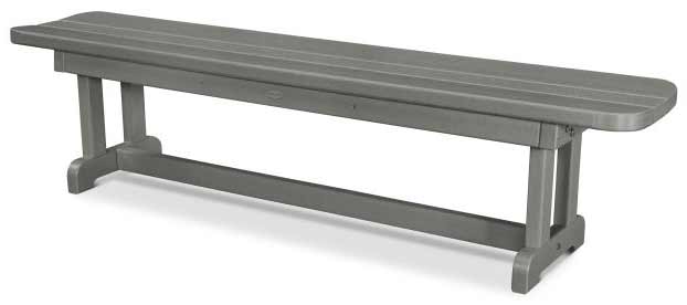 POLYWOOD® Park 72&quot; Harvester Backless Bench - PBB72