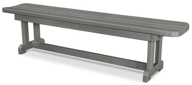 POLYWOOD® Park 72&quot; Harvester Backless Bench - PBB72