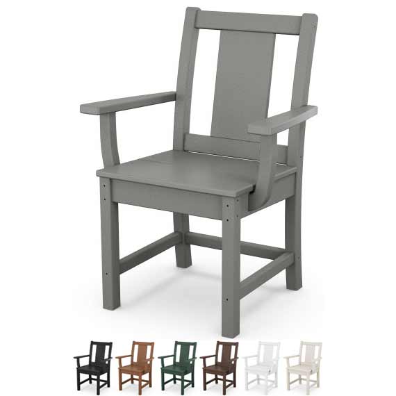 POLYWOOD® Prairie Dining Arm Chair - TLD260 Chair POLYWOOD®
