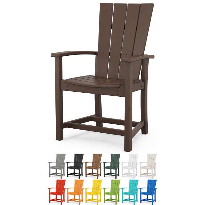 POLYWOOD® Quattro Adirondack Dining Chair - QLD200 Chair POLYWOOD®