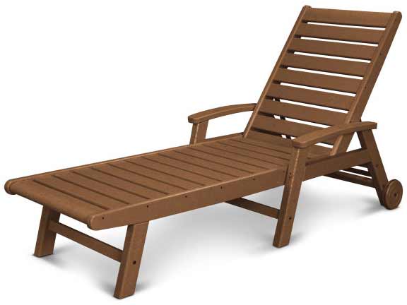 POLYWOOD® Signature Chaise with Wheels - SW2280