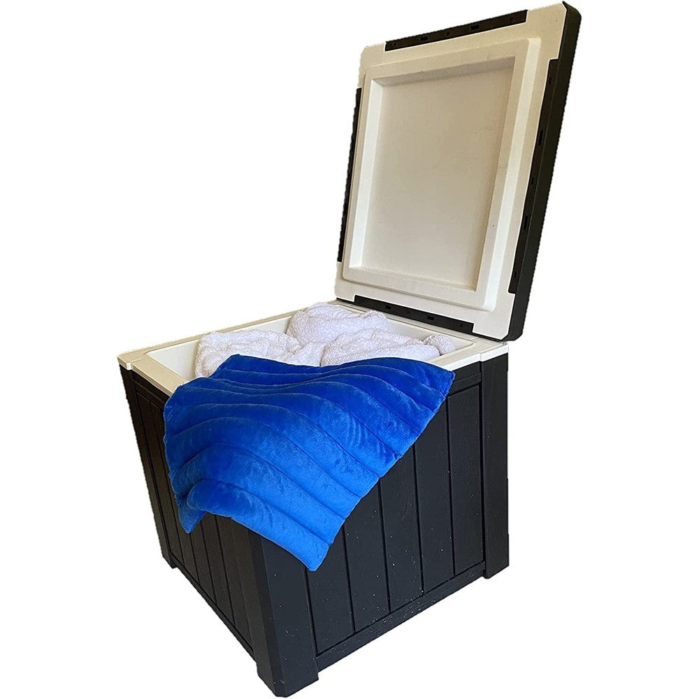 Spatender - Hot Tub Towel and Robe Warmer & Cooler Deck Box Hot Tub Accessories Outdoor Innovations