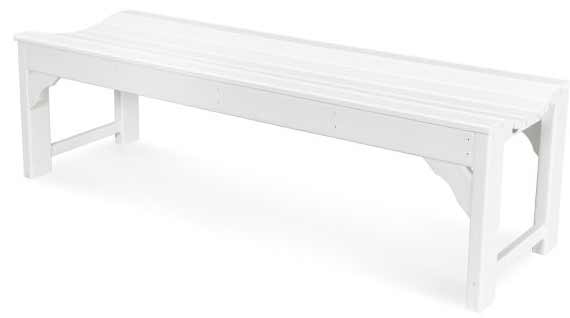 POLYWOOD® Traditional Garden 60&quot; Backless Bench - BAB160