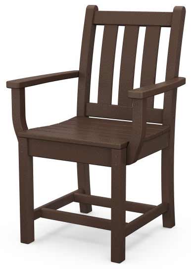 POLYWOOD® Traditional Garden Dining Arm Chair - TGD200