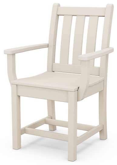 POLYWOOD® Traditional Garden Dining Arm Chair - TGD200