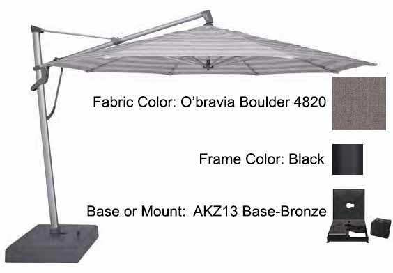 Treasure Garden - 13’ AKZ PLUS Cantilever Umbrella Umbrellas Treasure Garden