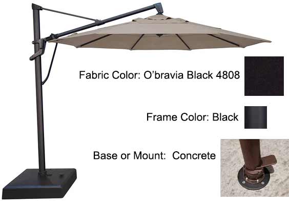 Treasure Garden - 11’ AKZ PLUS Cantilever Umbrella