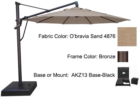 Treasure Garden - 11’ AKZ PLUS Cantilever Umbrella