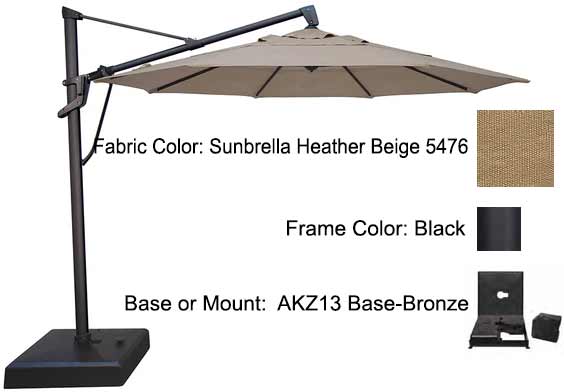 Treasure Garden - 11’ AKZ PLUS Cantilever Umbrella