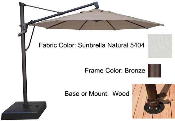 Treasure Garden - 11’ AKZ PLUS Cantilever Umbrella