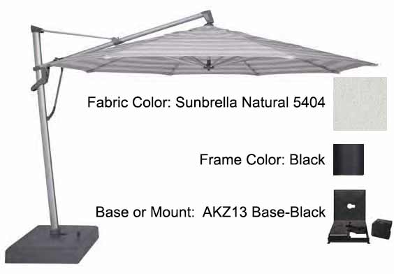 Treasure Garden - 13’ AKZ PLUS Cantilever Umbrella