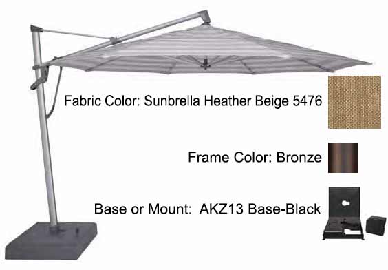 Treasure Garden - 13’ AKZ PLUS Cantilever Umbrella