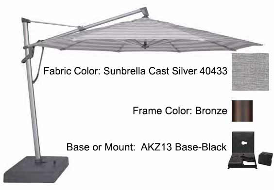 Treasure Garden - 13’ AKZ PLUS Cantilever Umbrella