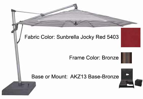 Treasure Garden - 13’ AKZ PLUS Cantilever Umbrella