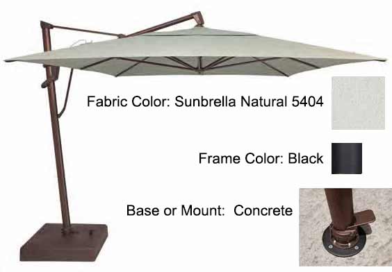 Treasure Garden - 10&#39;x13&#39; AKZ PLUS Cantilever Umbrella