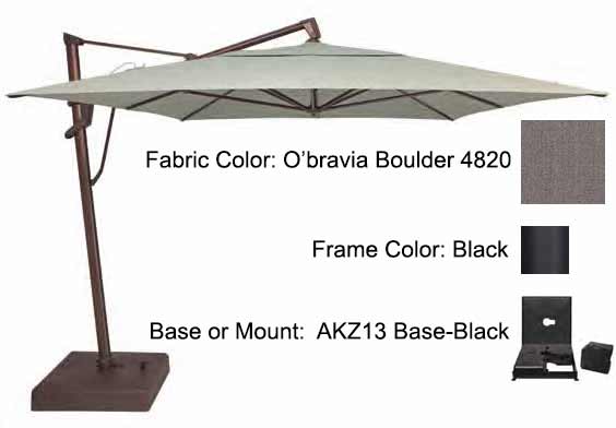 Treasure Garden Cantilever Umbrella - 10'x13' AKZ PLUS