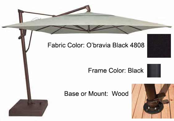 Treasure Garden Cantilever Umbrella - 10'x13' AKZ PLUS