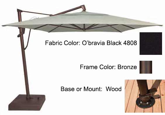 Treasure Garden Cantilever Umbrella - 10'x13' AKZ PLUS