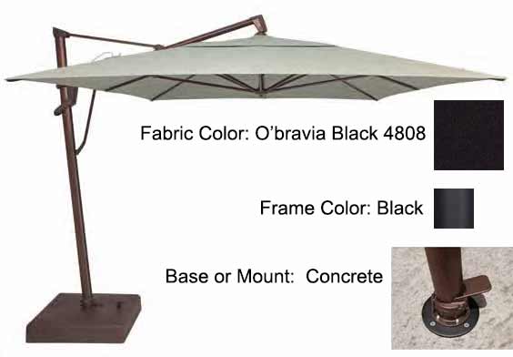 Treasure Garden Cantilever Umbrella - 10'x13' AKZ PLUS