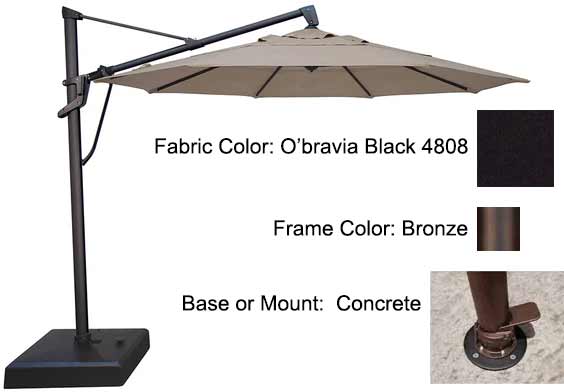 Treasure Garden Cantilever Umbrella - 11’ AKZ PLUS