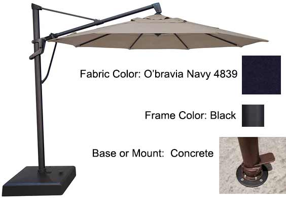 Treasure Garden Cantilever Umbrella - 11’ AKZ PLUS