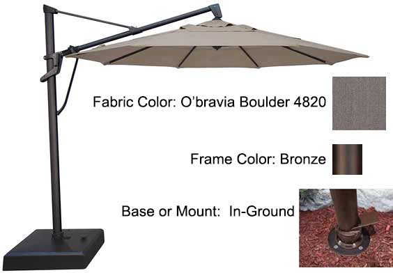 Treasure Garden Cantilever Umbrella - 11’ AKZ PLUS