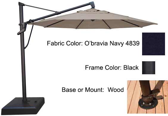 Treasure Garden Cantilever Umbrella - 11’ AKZ PLUS