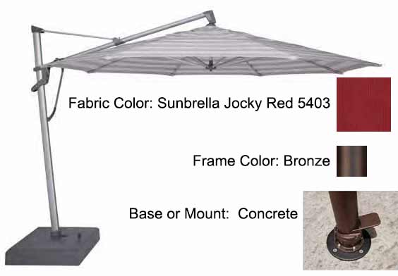 Treasure Garden - 13’ AKZ PLUS Cantilever Umbrella