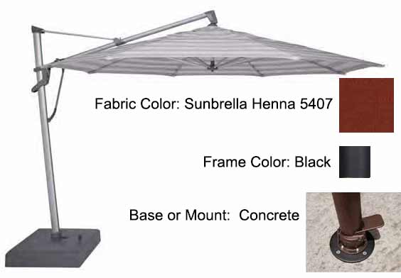 Treasure Garden - 13’ AKZ PLUS Cantilever Umbrella