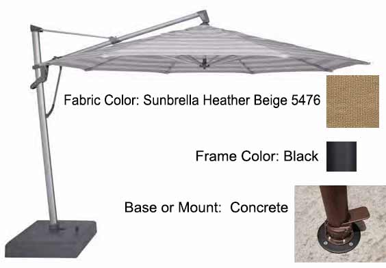 Treasure Garden - 13’ AKZ PLUS Cantilever Umbrella