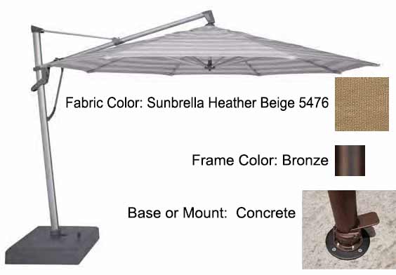 Treasure Garden - 13’ AKZ PLUS Cantilever Umbrella