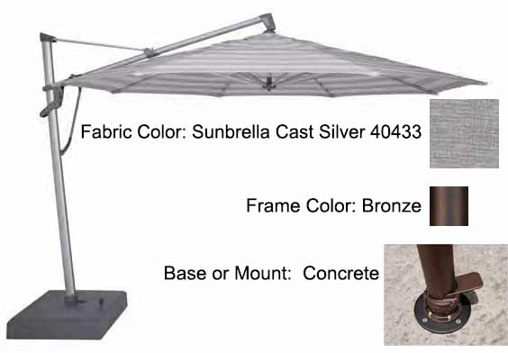 Treasure Garden - 13’ AKZ PLUS Cantilever Umbrella