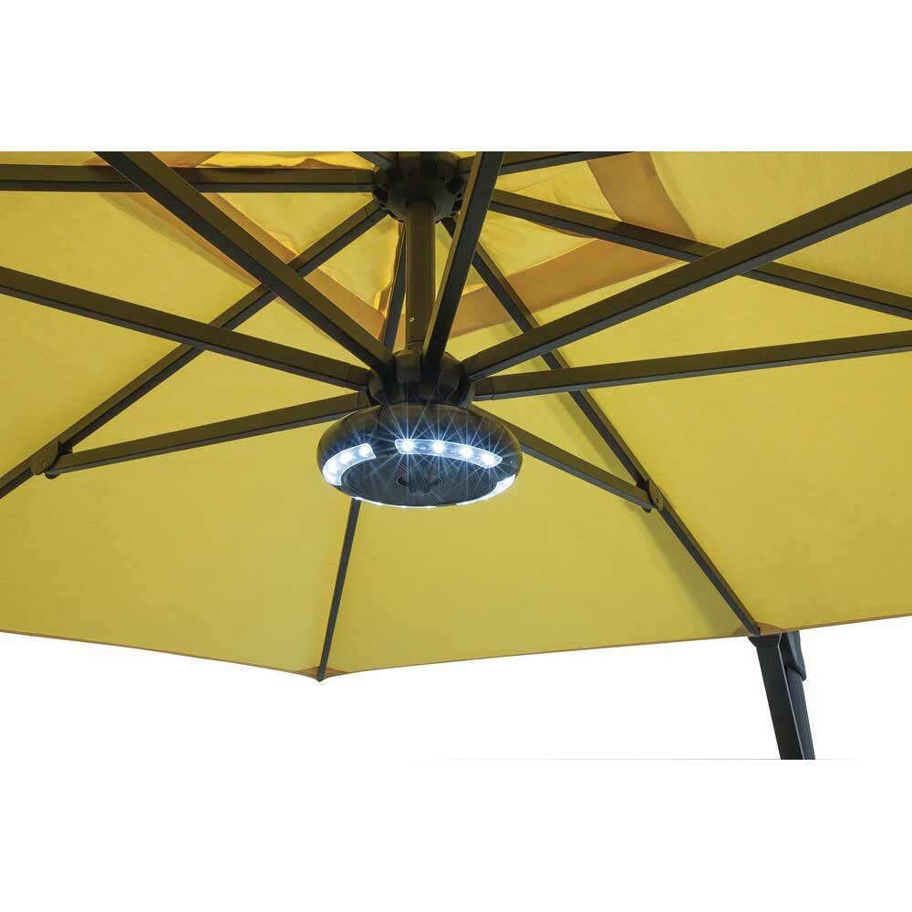 Treasure Garden Luna Umbrella Light with Bluetooth Speaker - Color: Bronze