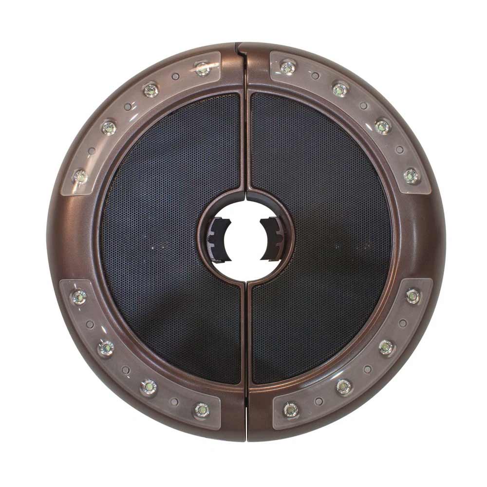 Treasure Garden Luna Umbrella Light with Bluetooth Speaker - Color: Bronze