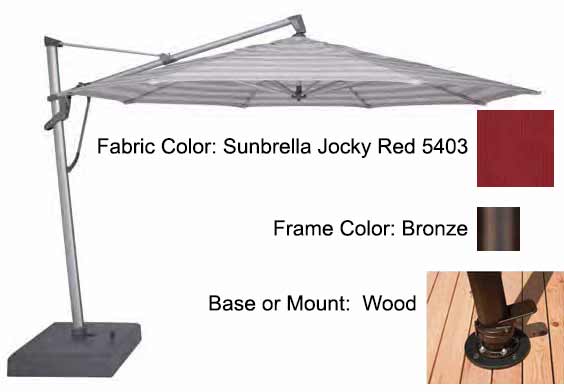 Treasure Garden - 13’ AKZ PLUS Cantilever Umbrella