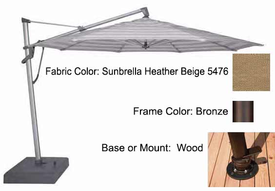 Treasure Garden - 13’ AKZ PLUS Cantilever Umbrella