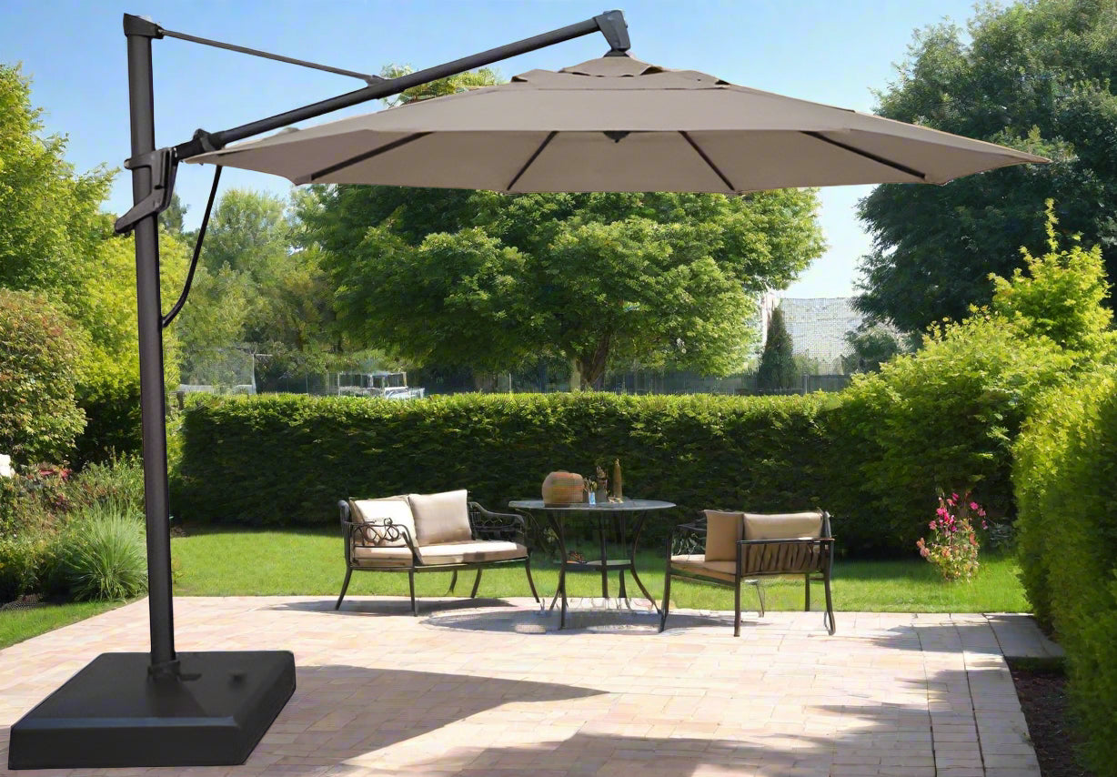 Treasure Garden Cantilever Umbrella 11 Ft Umbrella