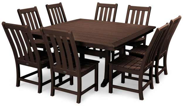 POLYWOOD® Vineyard 9-Piece Dining Set - PWS406-1