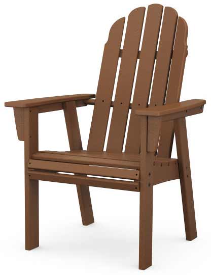 POLYWOOD® Vineyard Curveback Adirondack Dining Chair - ADD600