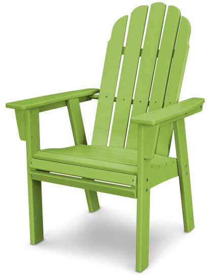 POLYWOOD® Vineyard Curveback Adirondack Dining Chair - ADD600