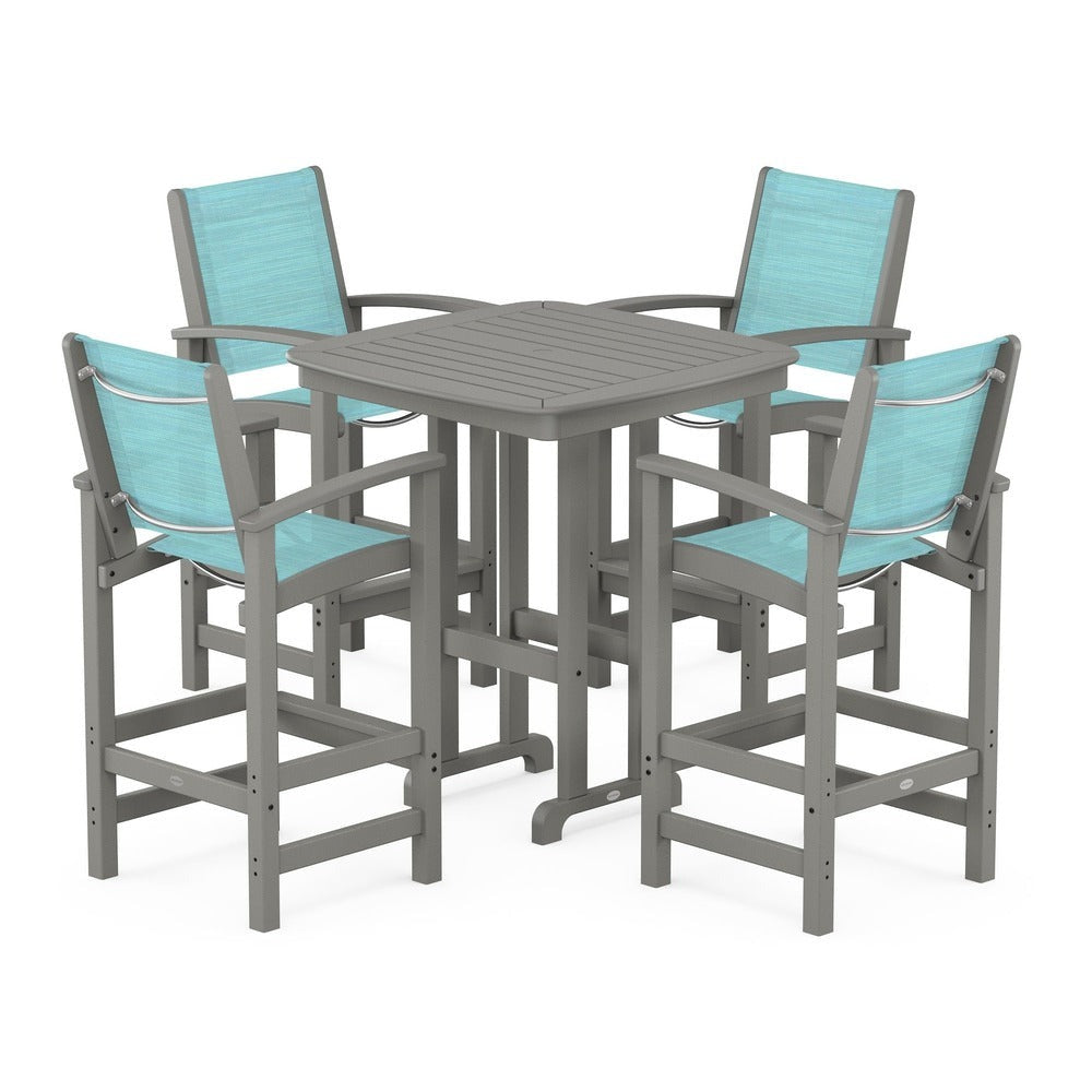 POLYWOOD® - Coastal 5-Piece Bar Set - PWS210