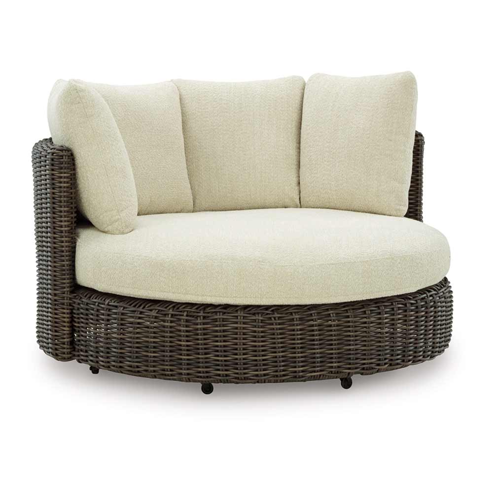 Ashley Kimora Outdoor Swivel Lounge Chair with Cushion chairs Ashley Furniture