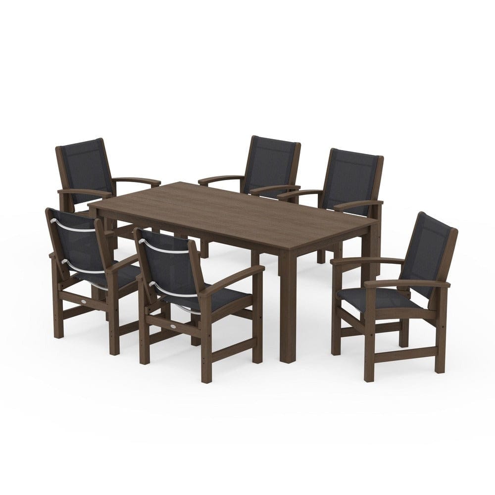 POLYWOOD® - Coastal 7-Piece Parsons Dining Set - PWS2275